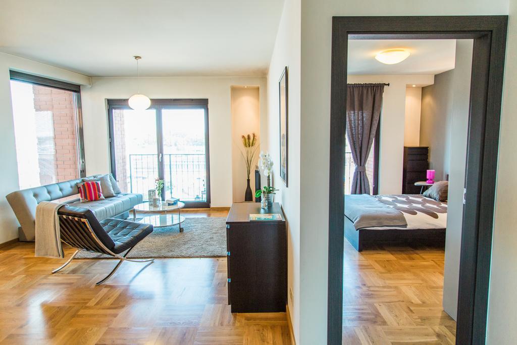 Modern Apartment In City Center Krakau Exterior foto