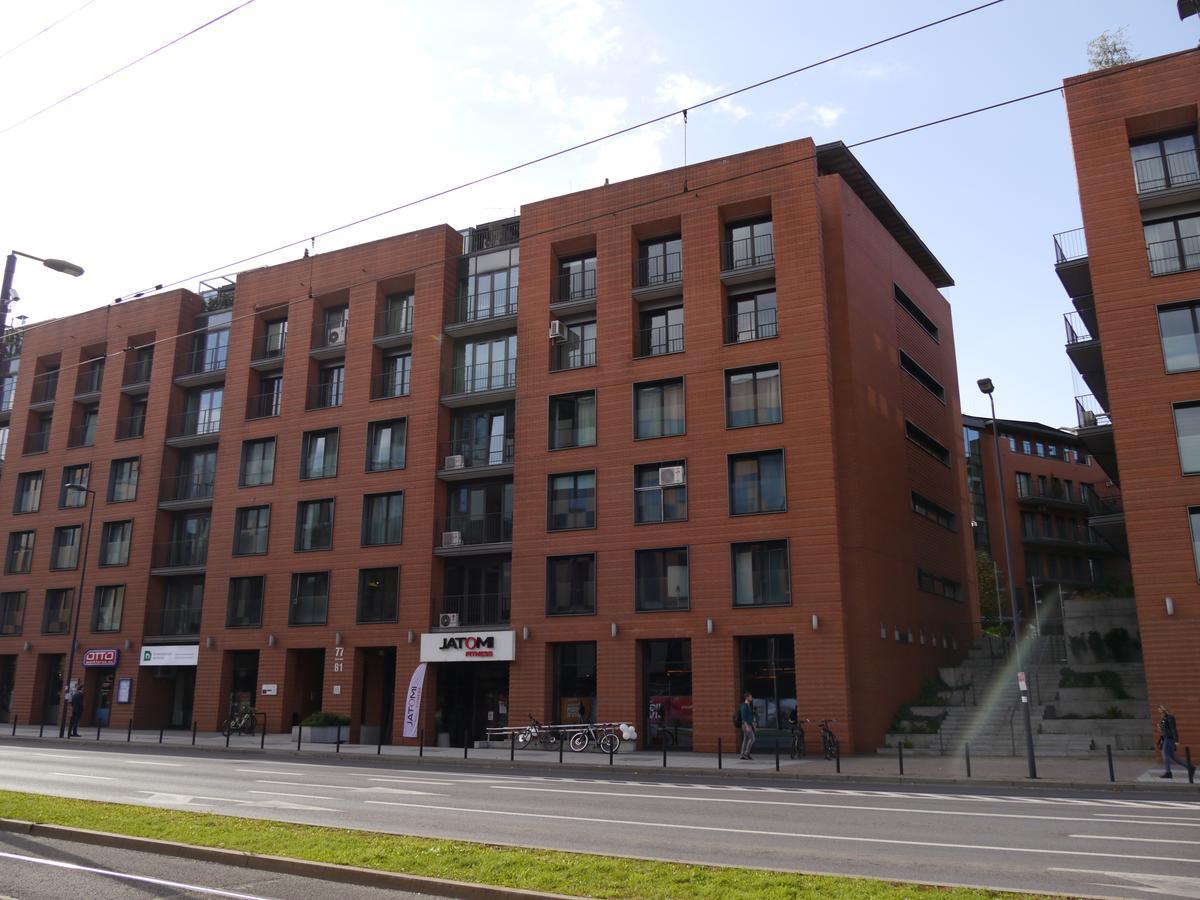Modern Apartment In City Center Krakau Exterior foto